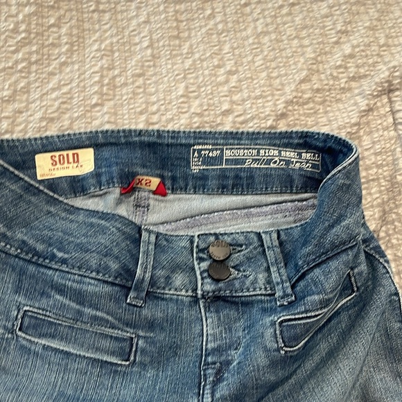 Design Lab Houston High Heel Bell Jeans size XS - Picture 4 of 8